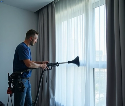 Professional curtain stain removal process equipment Matty Curtain Cleaning phillip-bay-nsw